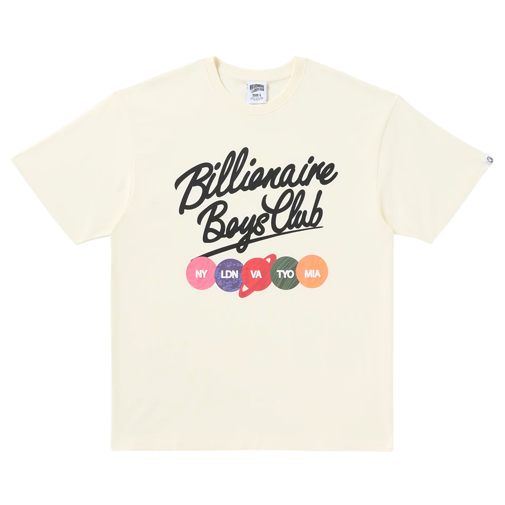 Billionaire Boys Club BB Align SS Tee-Winter White-851-8208