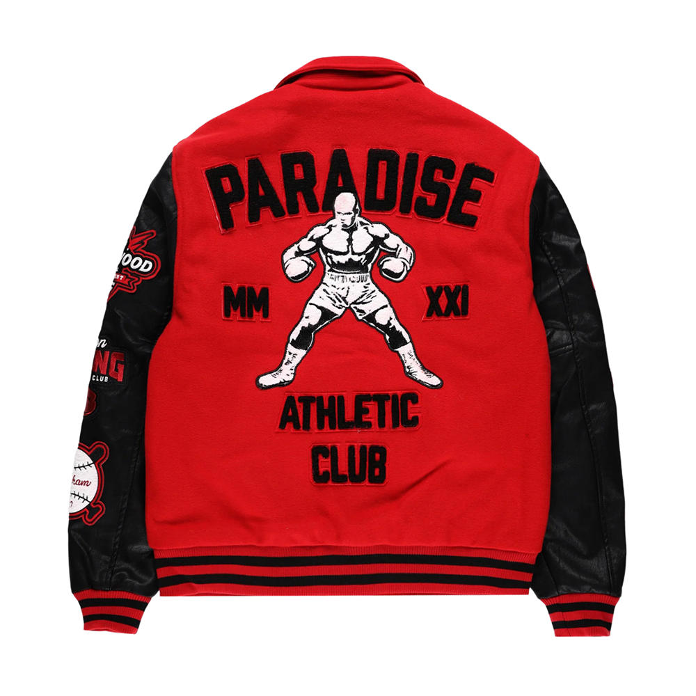 Jordan Craig Chicago Varsity Jacket-Red-91700