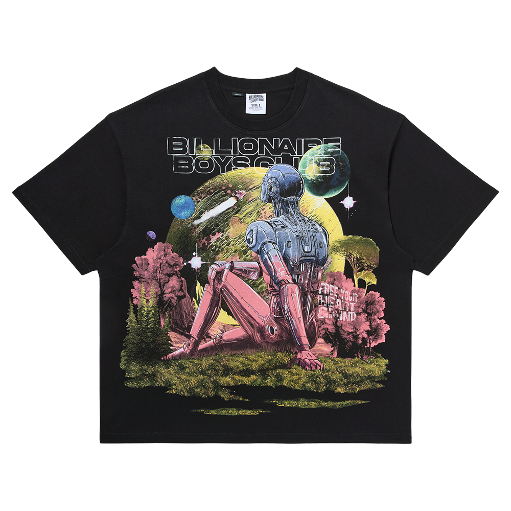 Billionaire Boys Club BB Dreams SS Knit (Cropped Fit)-Black-851-1307