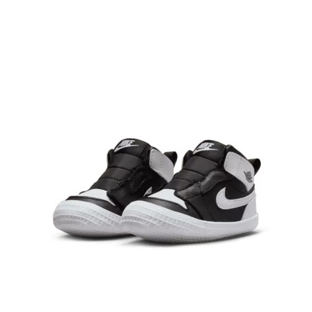 Toddler Jordan 1 Crib Bootie 'Black/White' - AT3745-010