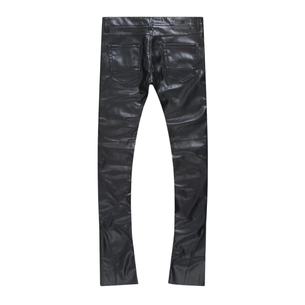 Jordan Craig Ross Stacked Thriller Cargo Pants-Black-JRF2250