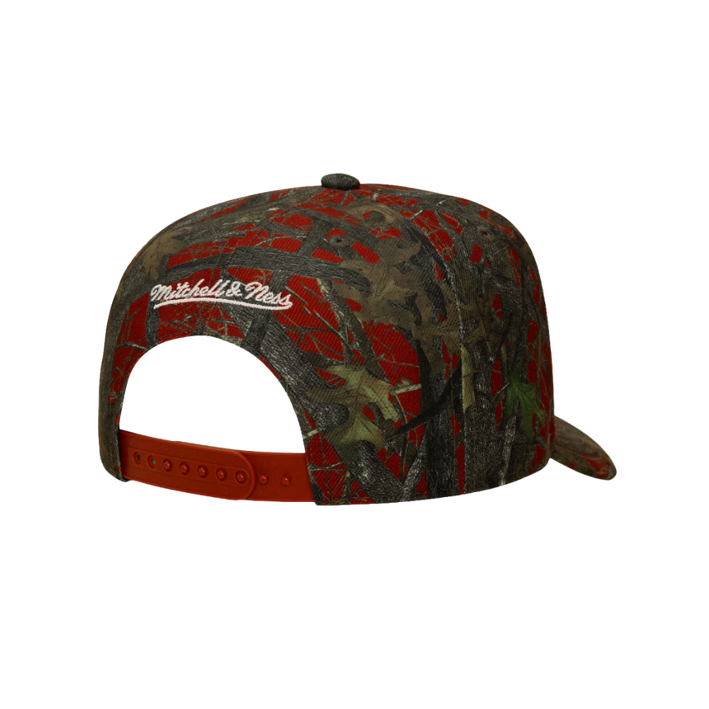 Mitchell & Ness Houston Astros Quiet Blaze Pro Pinch Snapback Hat-Red/Multi - SH25118