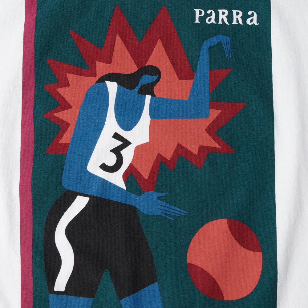 Parra Baseketball T-Shirt-White - 55465