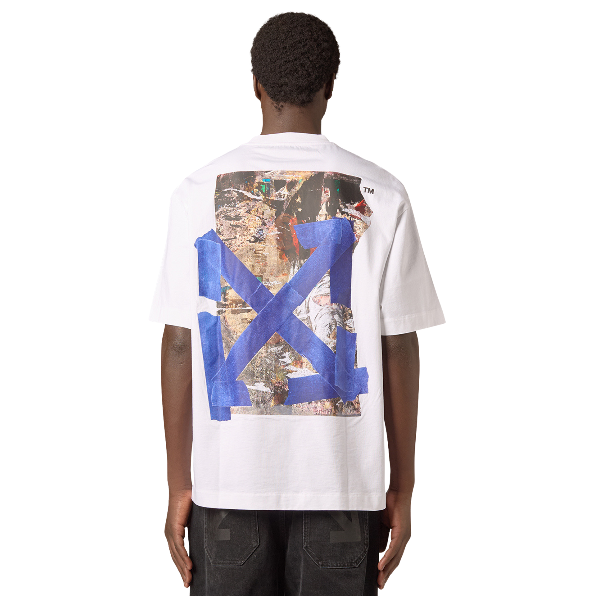 Off-White ™ Bacco Arrow Skate S/S Tee-White - 44MAA120F26J018100