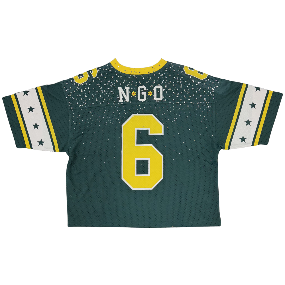 Nothing Grows Overnight Yosemite Football Jersey-Green - NGO-FW25-1042