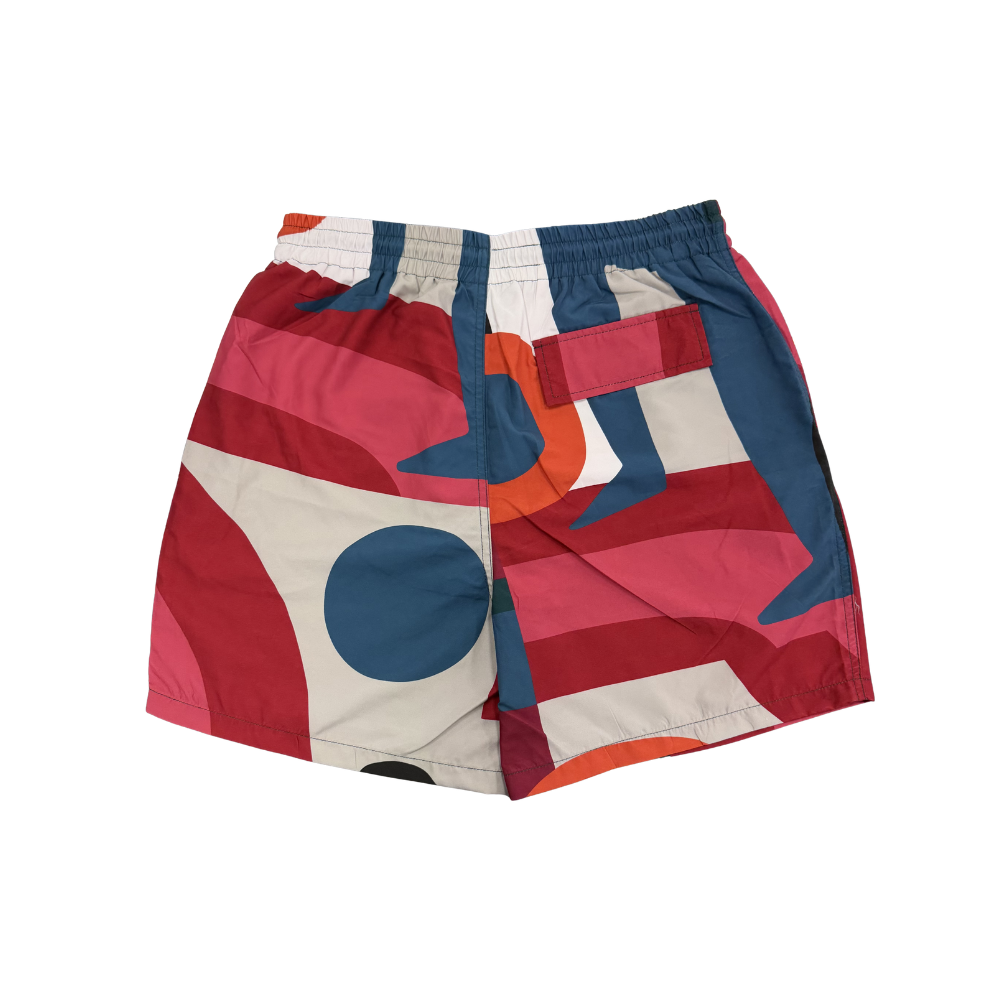 Parra Ball to the Face Swim Shorts-Multi - 55250