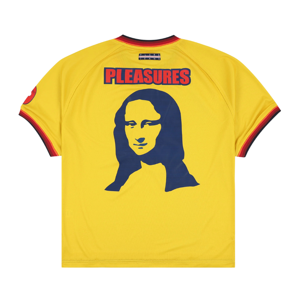 Pleasures Mona Sport Shirt-Yellow - P26SU013