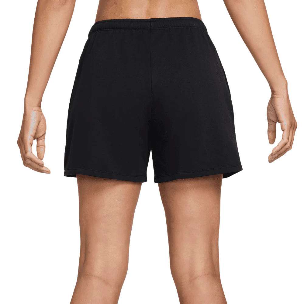 WMNS Nike Sportswear Chill Terry Mid-Rise 10cm French Terry Shorts-Black-HF6940-010