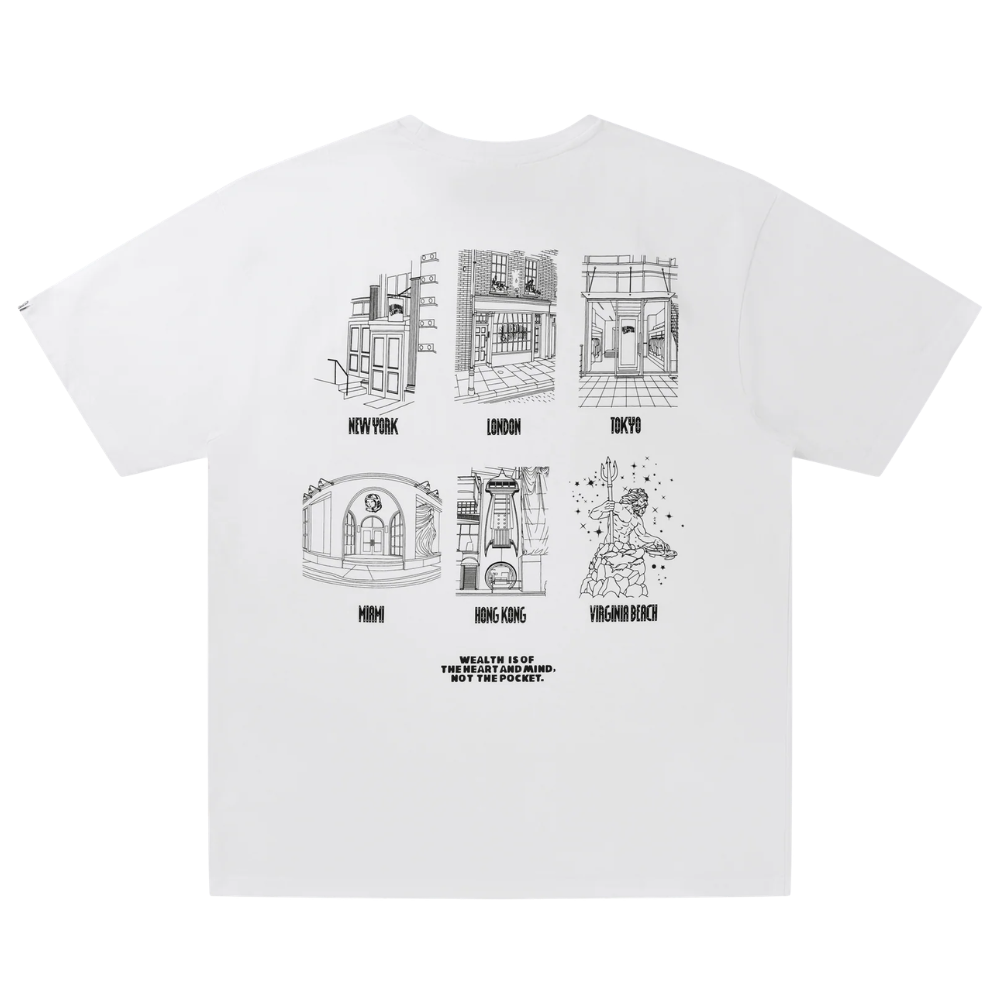 Billionaire Boys Club BB Stores SS T-Shirt - White - 861-3205