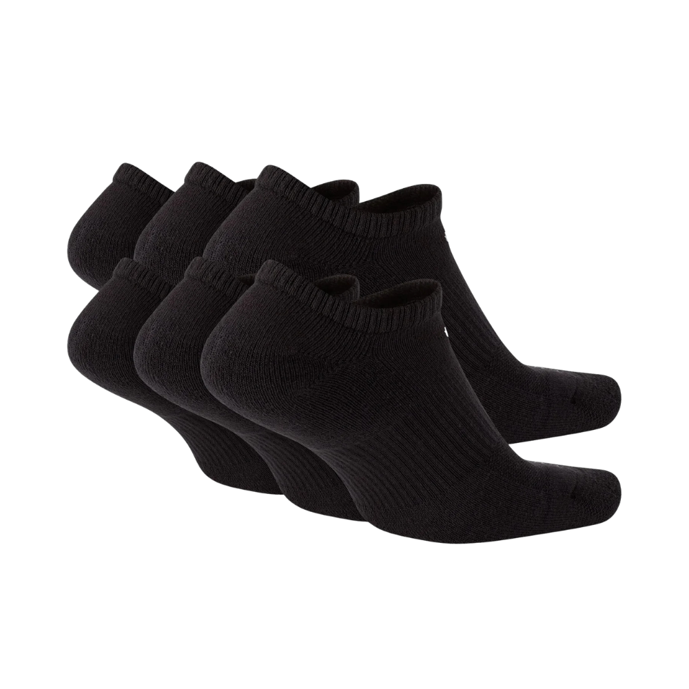 Nike Everyday Plus Cushioned Socks (6-Pack) - Black - SX6898-010