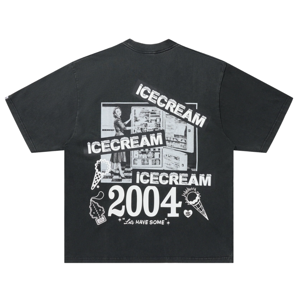 Ice Cream Humor SS Knit T-Shirt - Jet Set - 461-3308