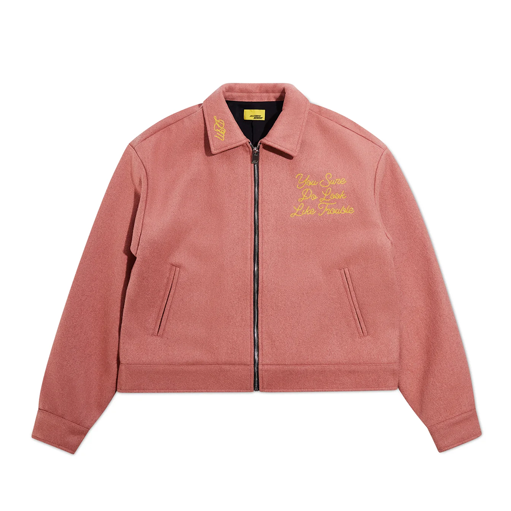 PARANOID PULP 別注 STRIPE ZIP JACKET Flame Resistant (FR) Segmented Striped Fleece Full Zip