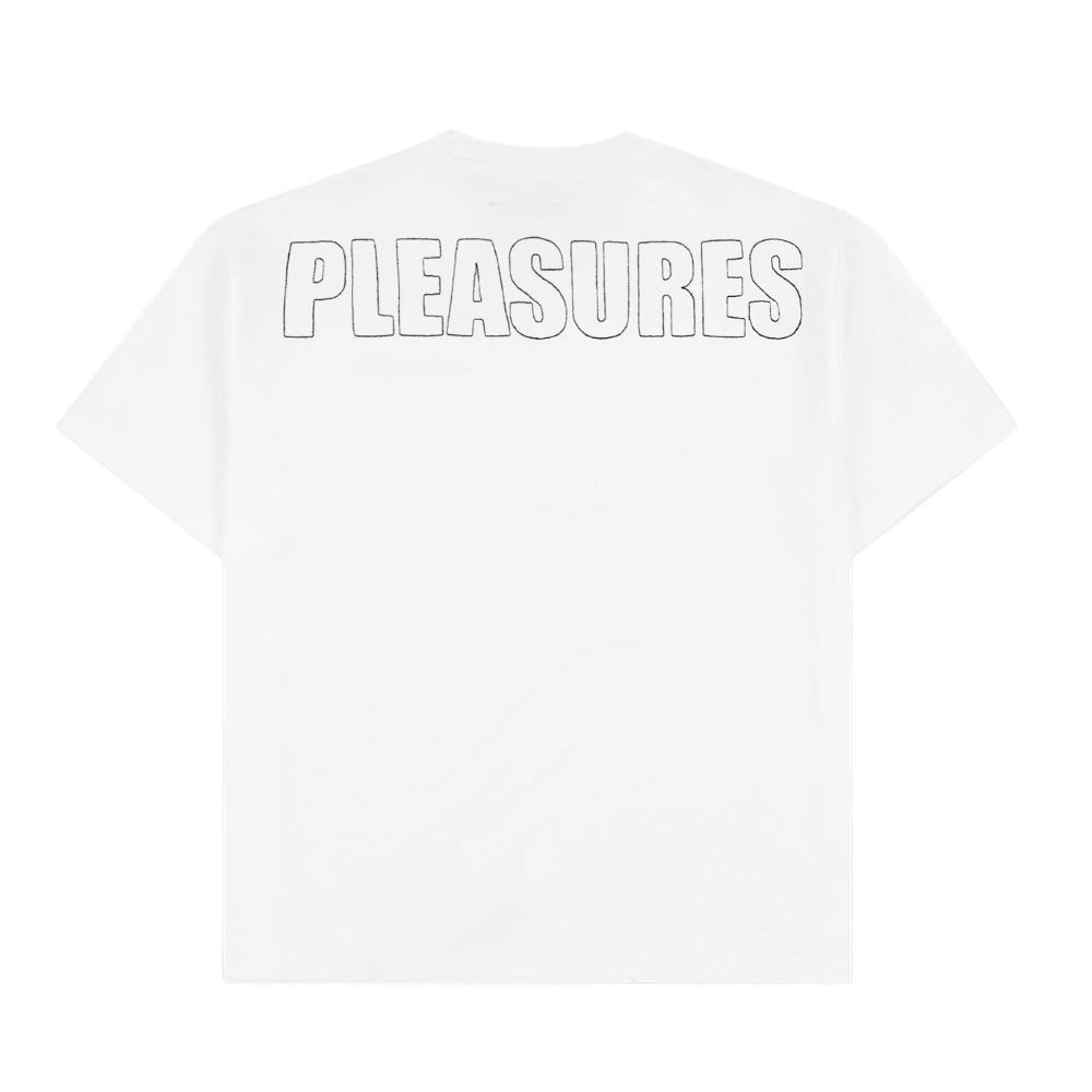 Pleasures Impact Heavyweight Shirt-White - P26SU021