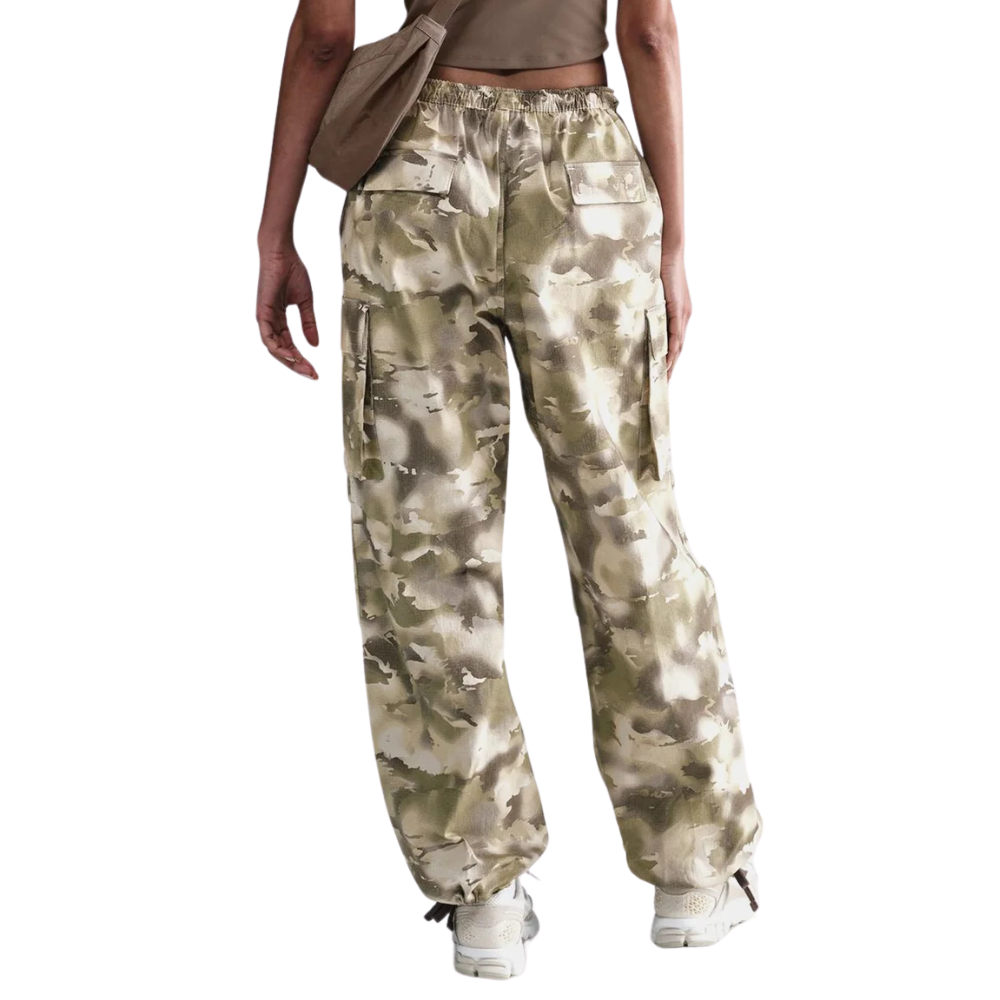 WMNS Nike NSW Overzised Camo Cargo-Beige/Brown-HM9015-104