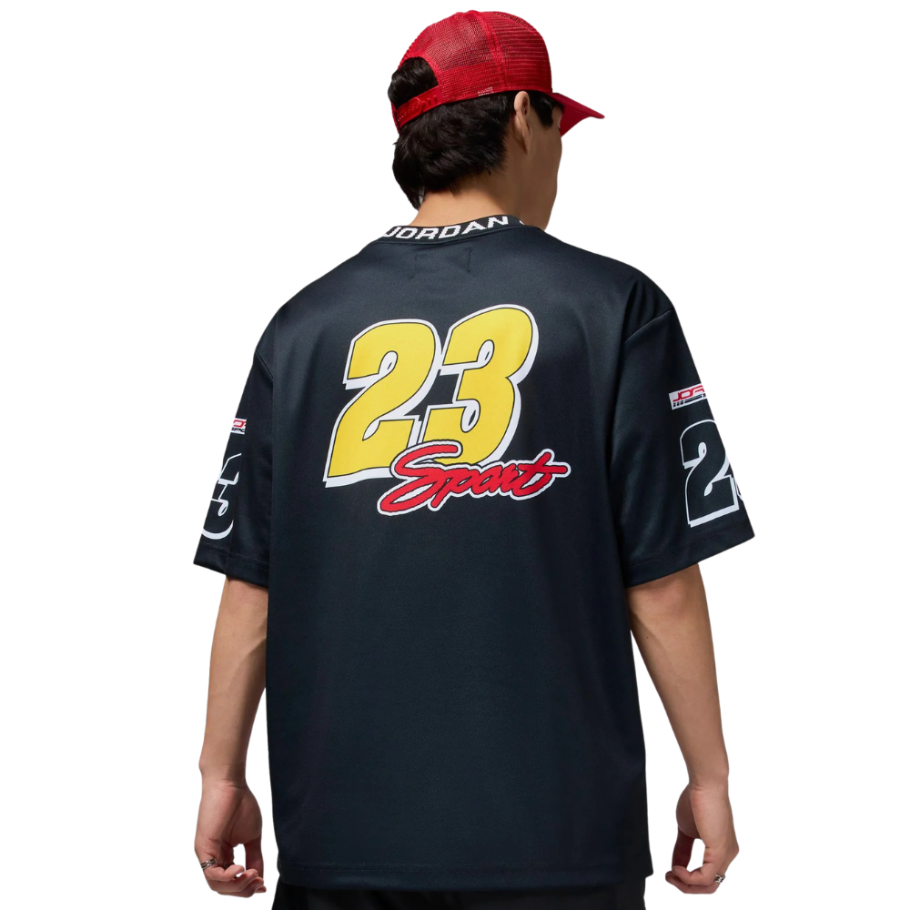 Jordan Essentials Racing T-Shirt-Black-IB8813-011