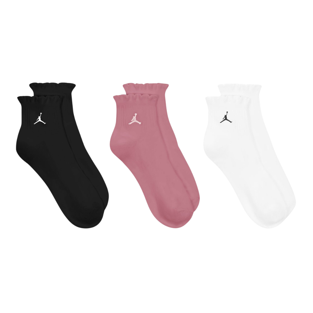 Jordan Essentials Everyday Ankle Socks (3-Pack) 'Multicolor' IR0597-900
