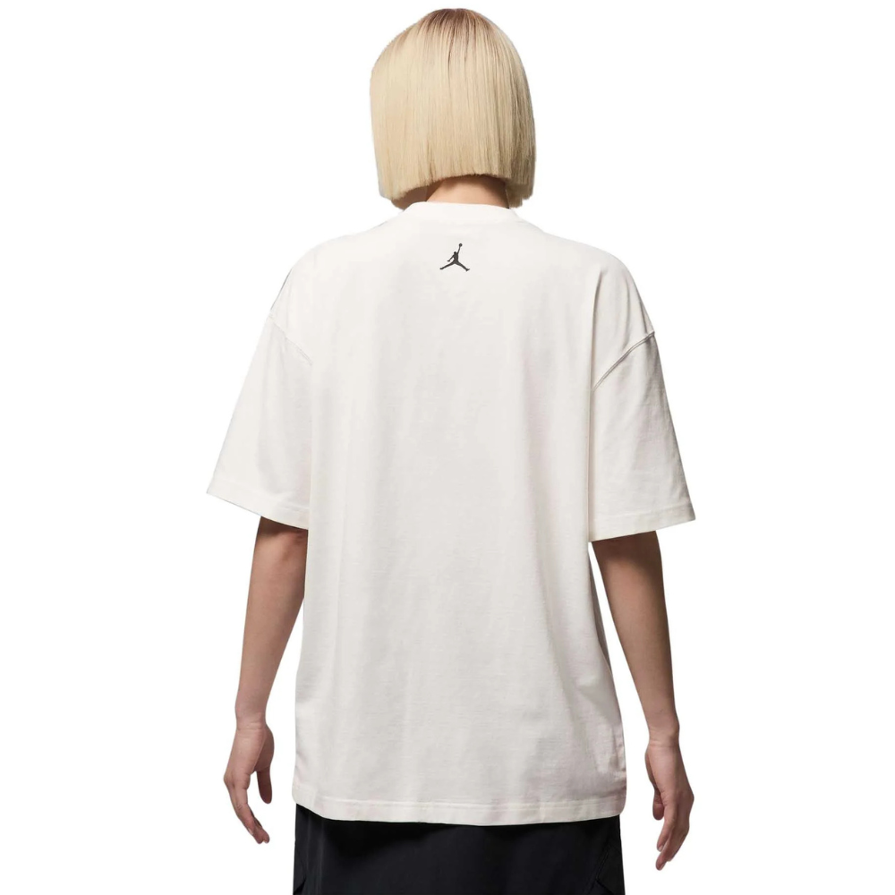 WMNS MJ Mixtape Graphic T-Shirt-White-HJ0190-133