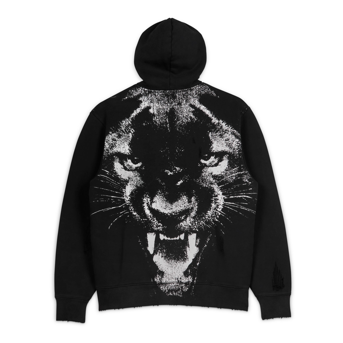 Jordan x Neighborhood Black Cat Pullover Hoodie-Black/University Red - IW4150-010