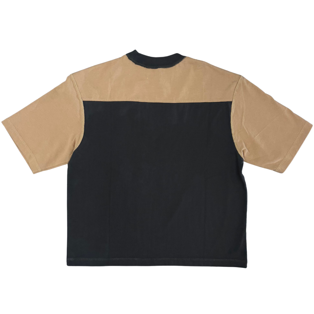 Diet Starts Monday Eagle Yoke Tee - Tan/Vintage Black - DSM-HOL2501-029