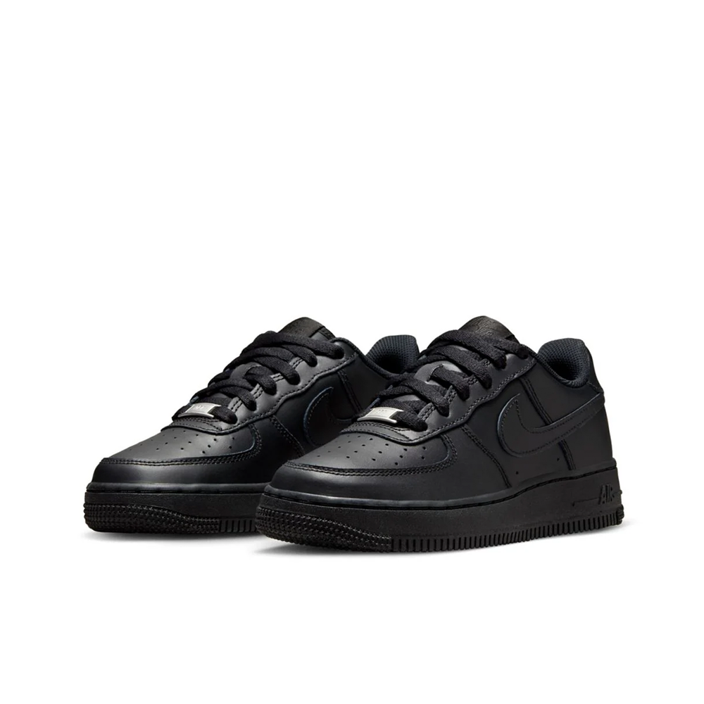 Grade School Nike Air Force 1 Low LE 'Triple Black' - DH2920-001