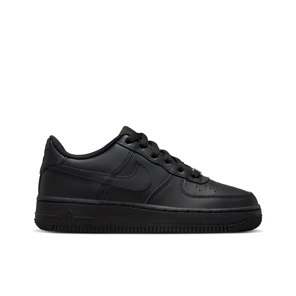 Grade School Nike Air Force 1 Low LE 'Triple Black' - DH2920-001