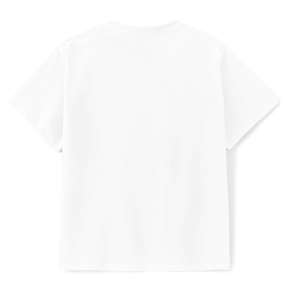 Purple Textured Jersey 'The News' Tee - P104-JNBW324