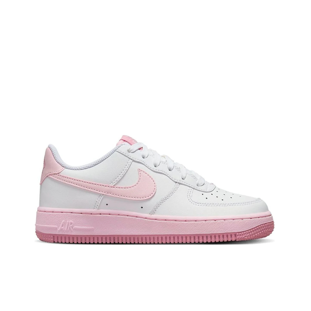 Grade School Nike Air Force 1 'White/Pink' - FV5948-100