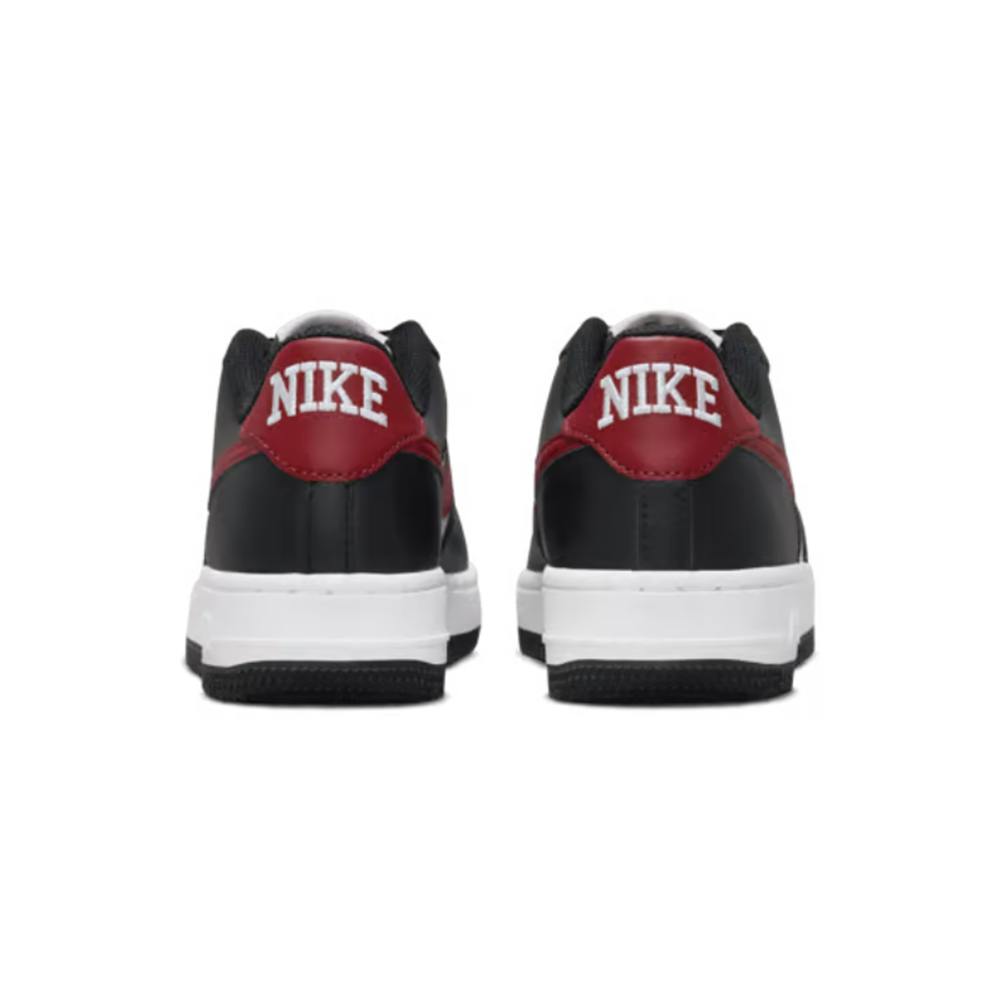 Grade School Nike Air Force 1 Low 'Black Dark Team Red' - FZ4351-001