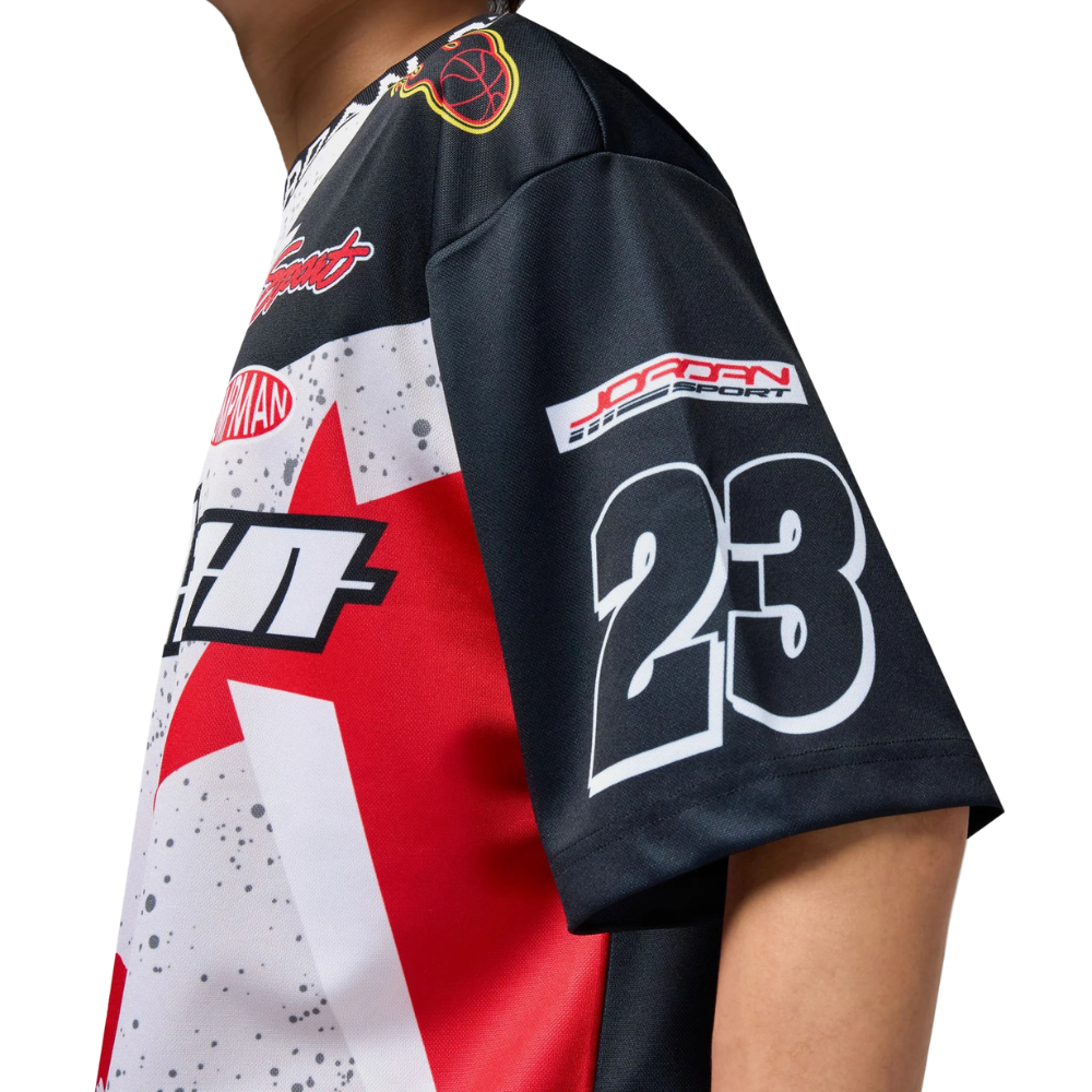 Jordan Essentials Racing T-Shirt-Black-IB8813-011