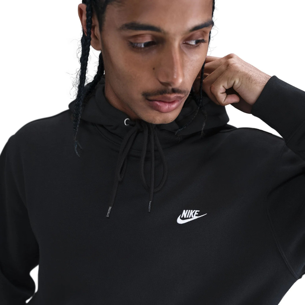 Nike Club Pullover Fleece Hoodie - Black - FN3859-010