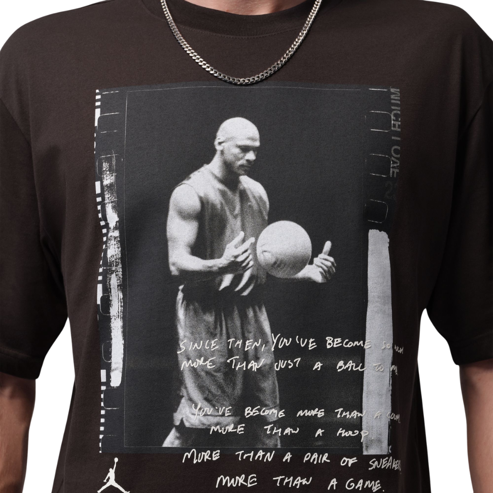 Jordan Brooklyn MJ Short Sleeve T-shirt-Shadow Brown - IV4901-235