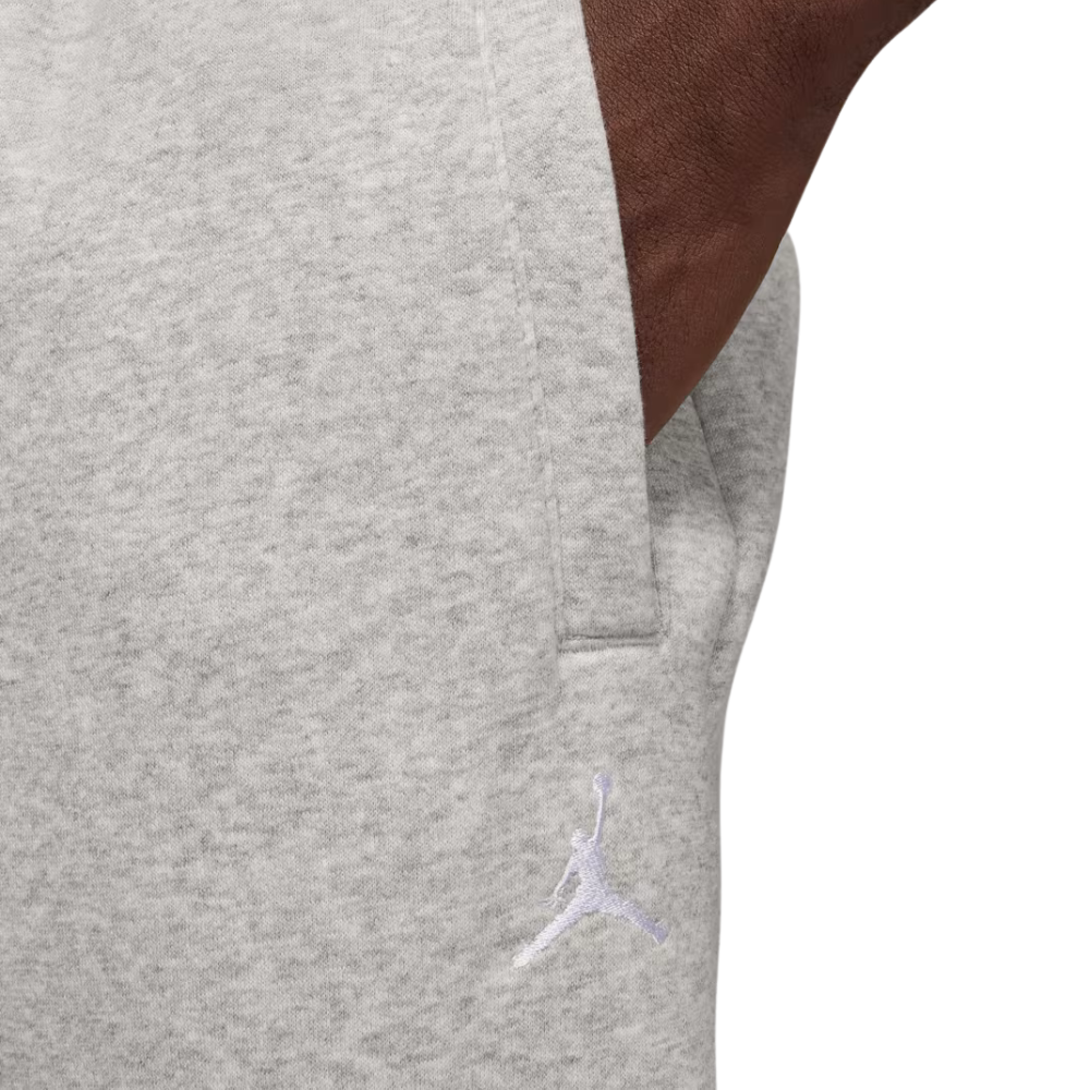 Jordan Brooklyn Fleece Oversized Open-Hem Trousers-Grey-IB7238-050