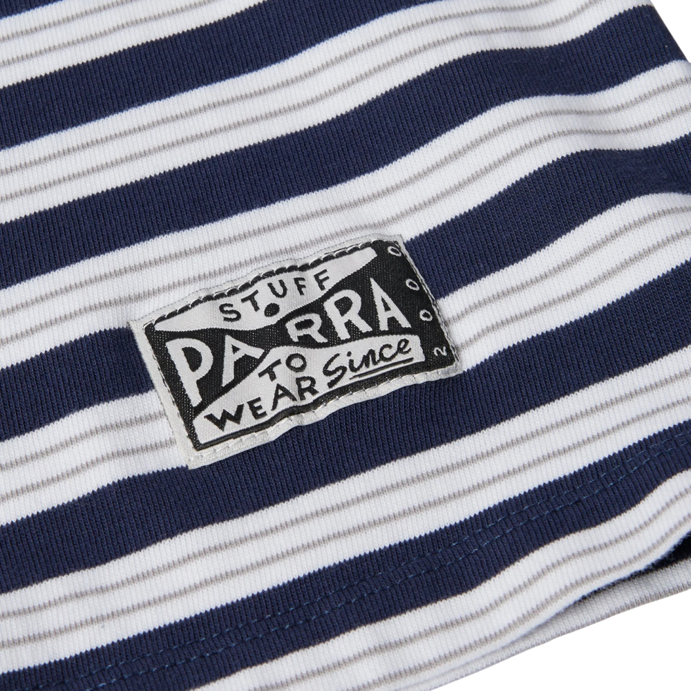 Parra 1992 Long Sleeve T-Shirt-White/Navy - 55142