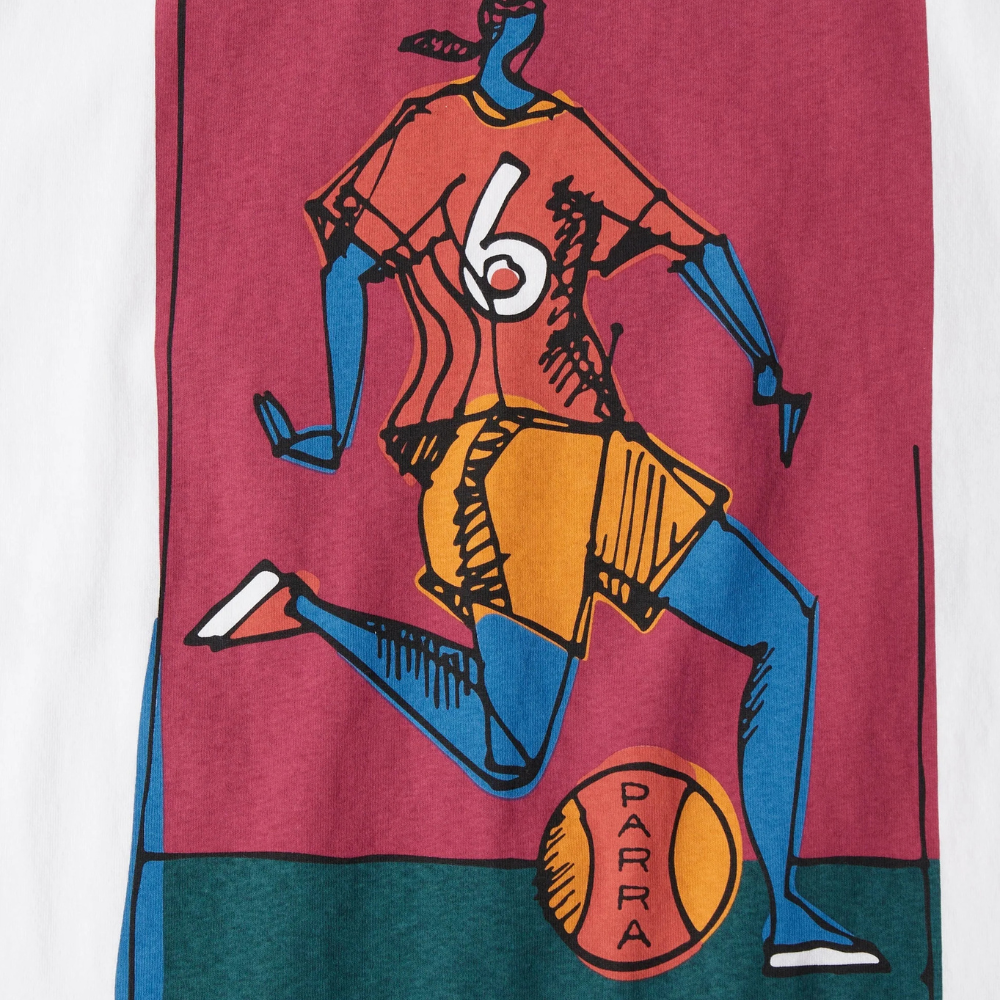 Parra Kicked Around T-Shirt-White - 55455