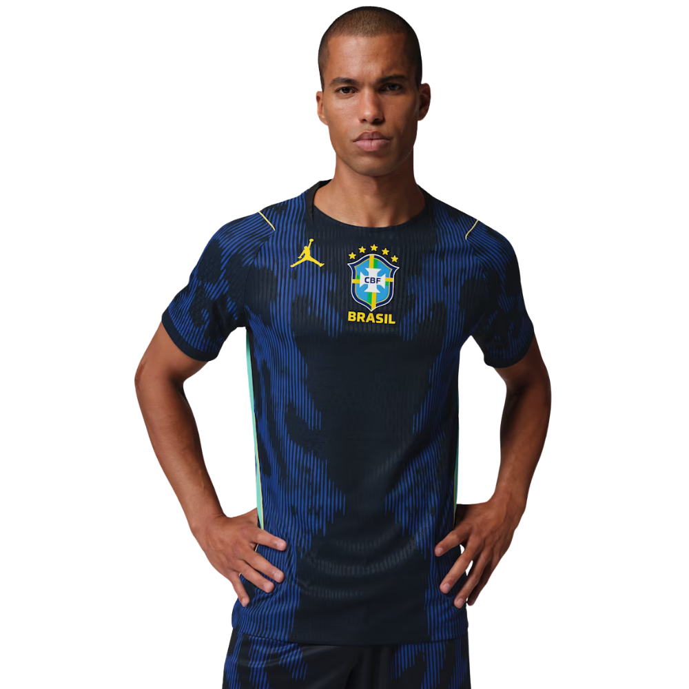 む*ん様 Jordan Brasil サッカージャージ M ユニフォーム Jordan x CBF Aero-Fit Jersey-Blue - IU1074-417