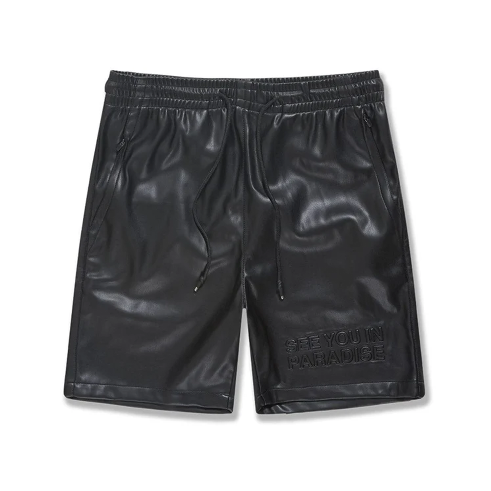 Jordan Craig Retro Thriller Shorts-Black-2055S