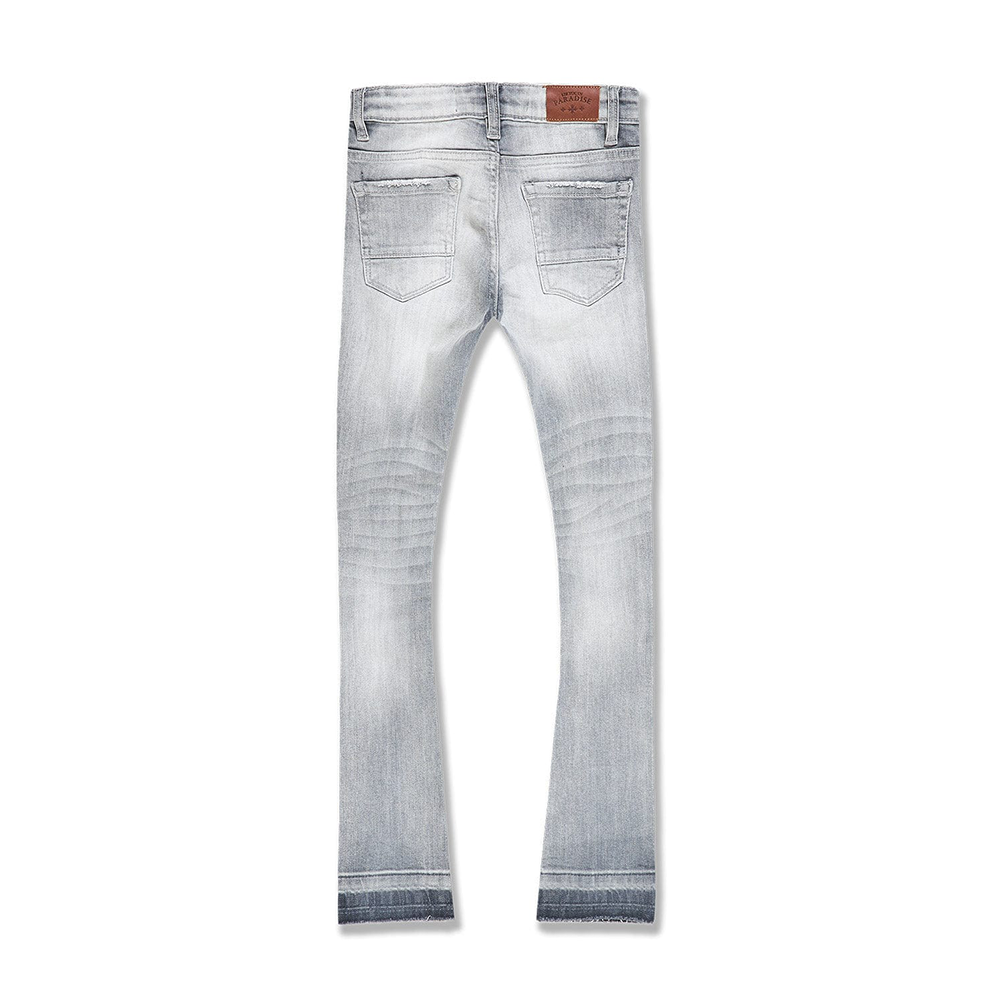 Boys Jordan Craig Stacked SYIP Denim-Cement Wash-JTF2117B