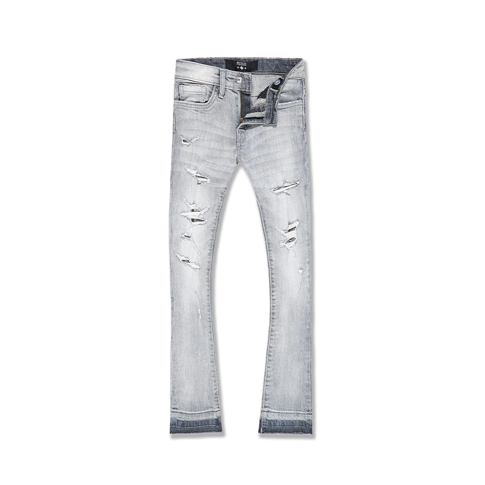 Kids Jordan Craig Stacked SYIP Denim-Cement Wash-JTF2117K