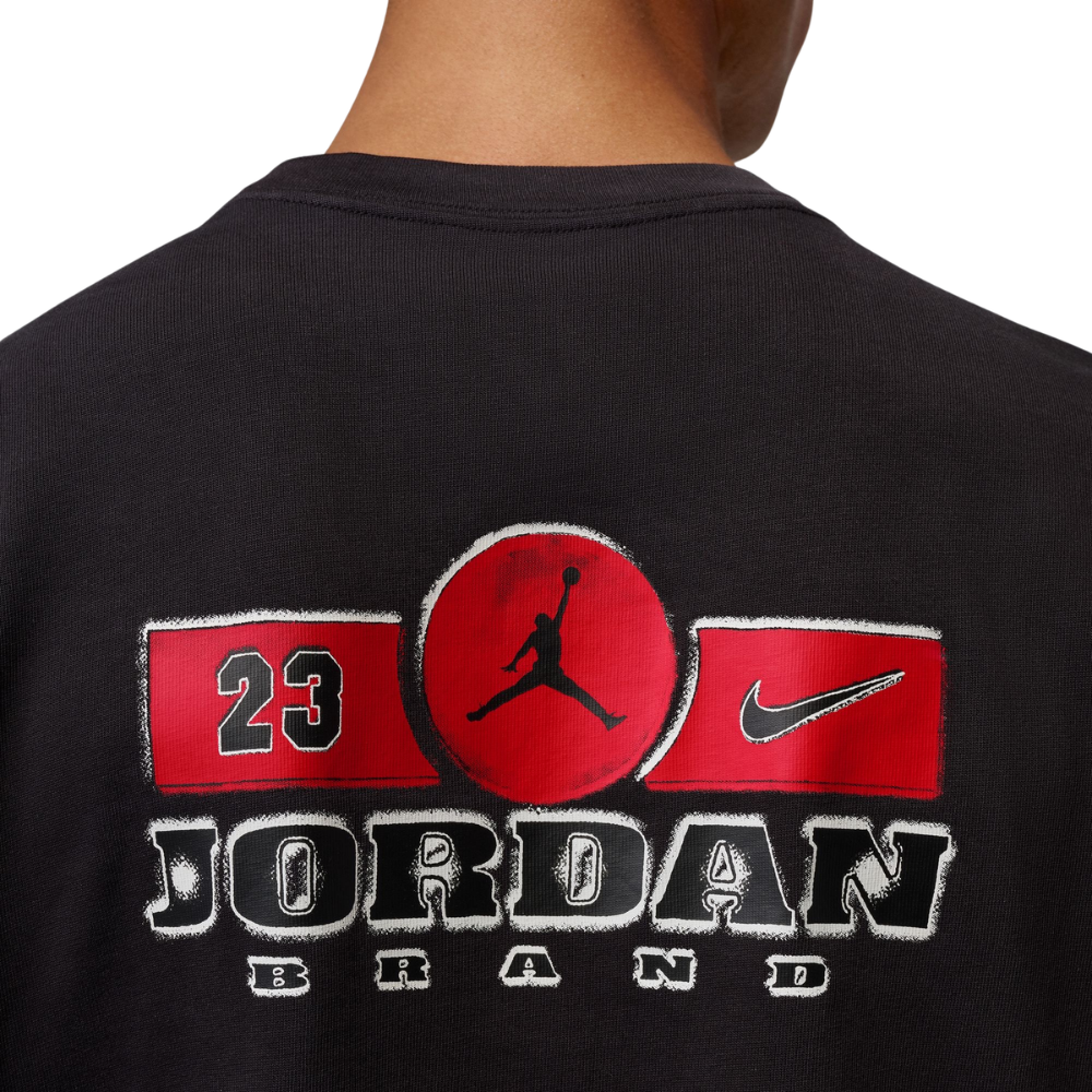 Jordan Brooklyn Men's Sleeveless Muscle Top T-Shirt-Black Gym Red - IF3131-010