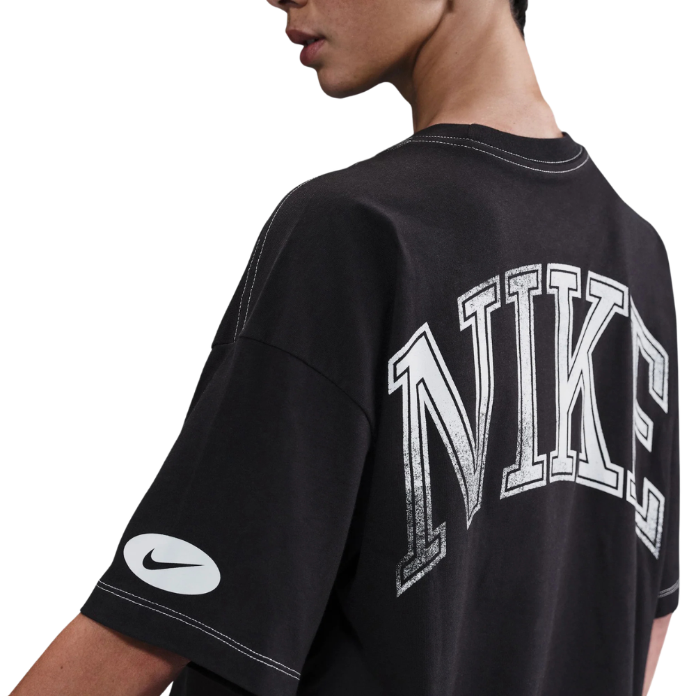 Women's Nike Sportswear Short-Sleeve T-Shirt-Black-HV4972-010