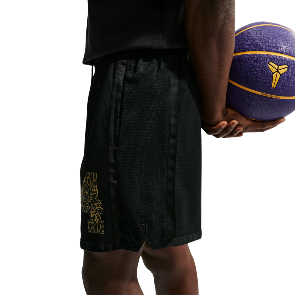 Nike Kobe Basketball Shorts-Black/Metallic Gold - IF4939-010