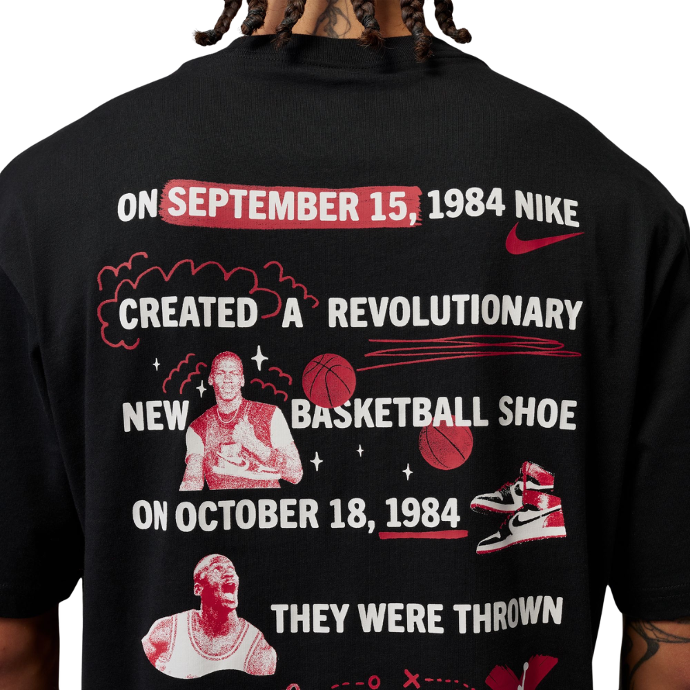 Jordan Brooklyn Banned Graphic T-Shirt -Black- IR2121-010