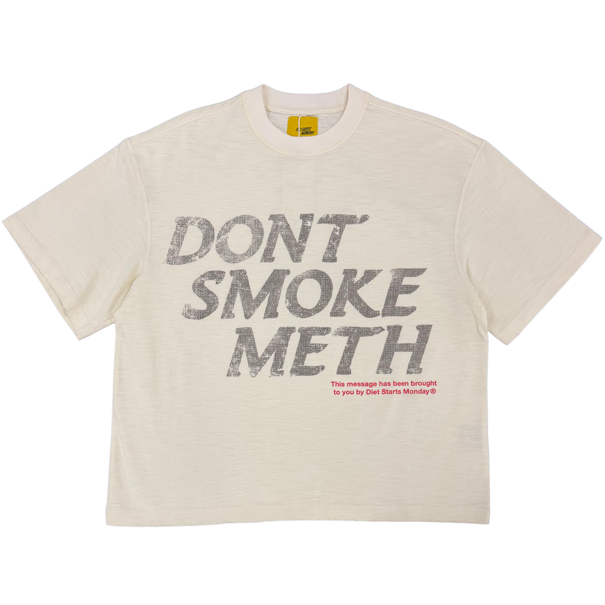 Diet Starts Monday Meth Tee - Antique White - DSM-FW26-082