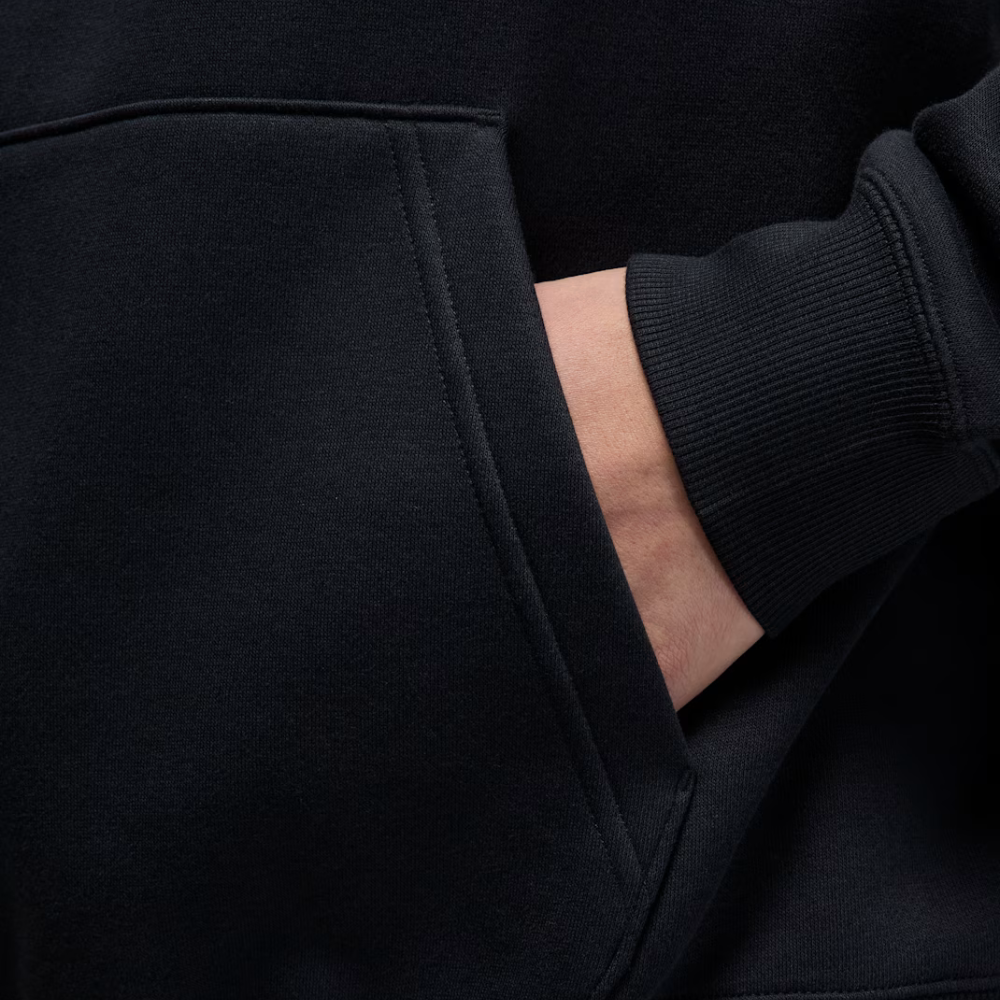 Jordan Brooklyn Fleece Oversized Pullover Hoodie - Black - IB7235-010