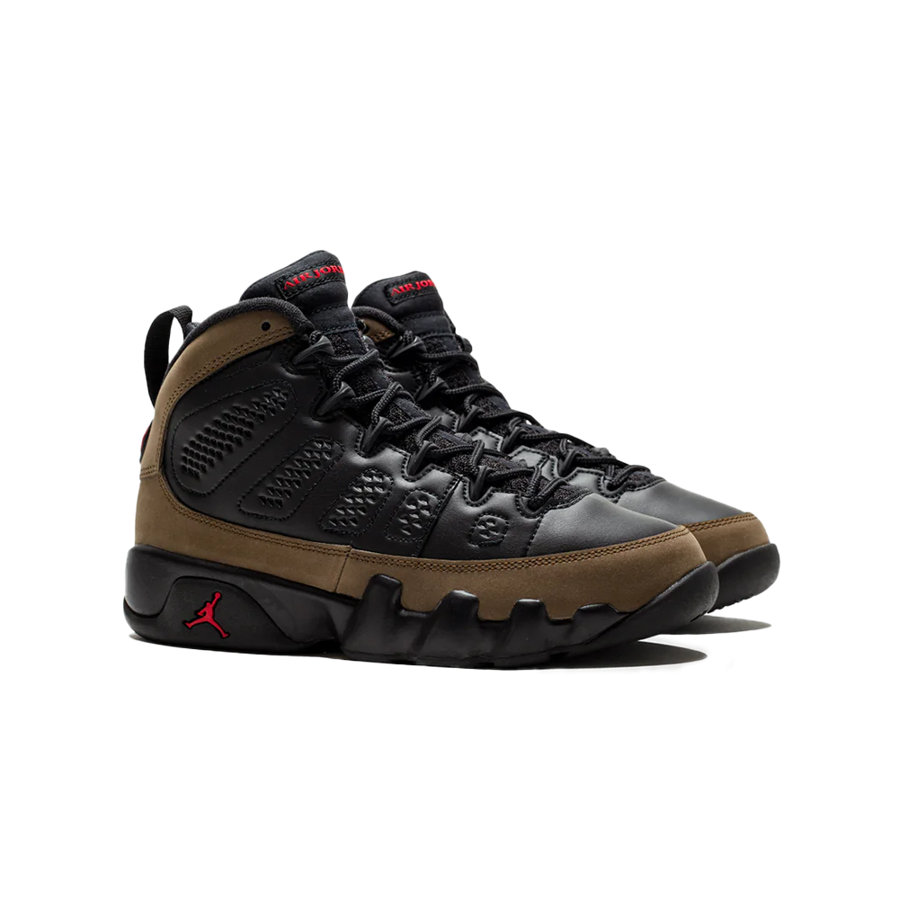 Grade School Air Jordan 9 Retro 'Olive' - HV4574-030