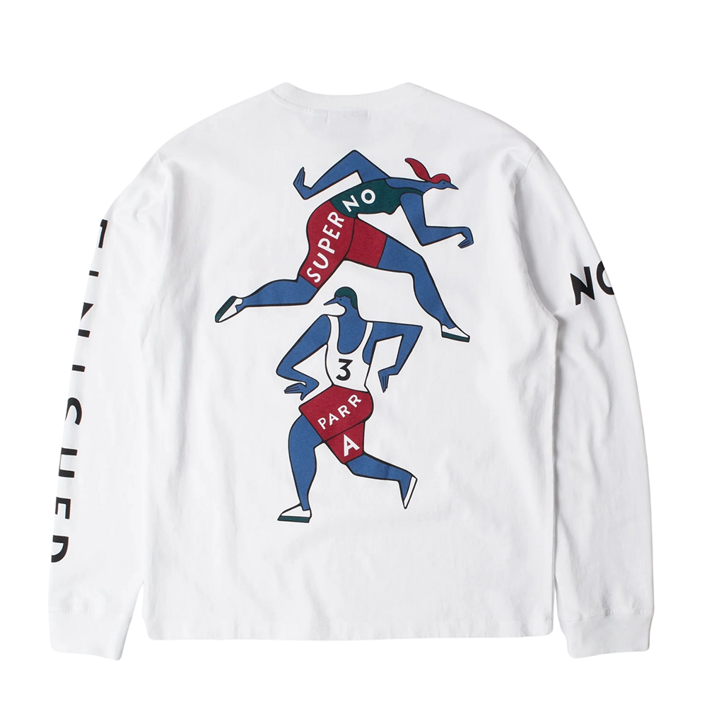 Parra Not Finished Long Sleeve T-Shirt - White - 54315