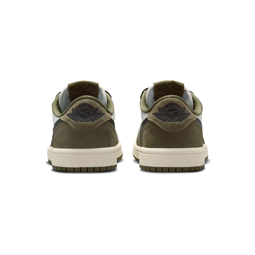Preschool Jordan 1 Retro Low OG 'Medium Olive' - HQ6996-200