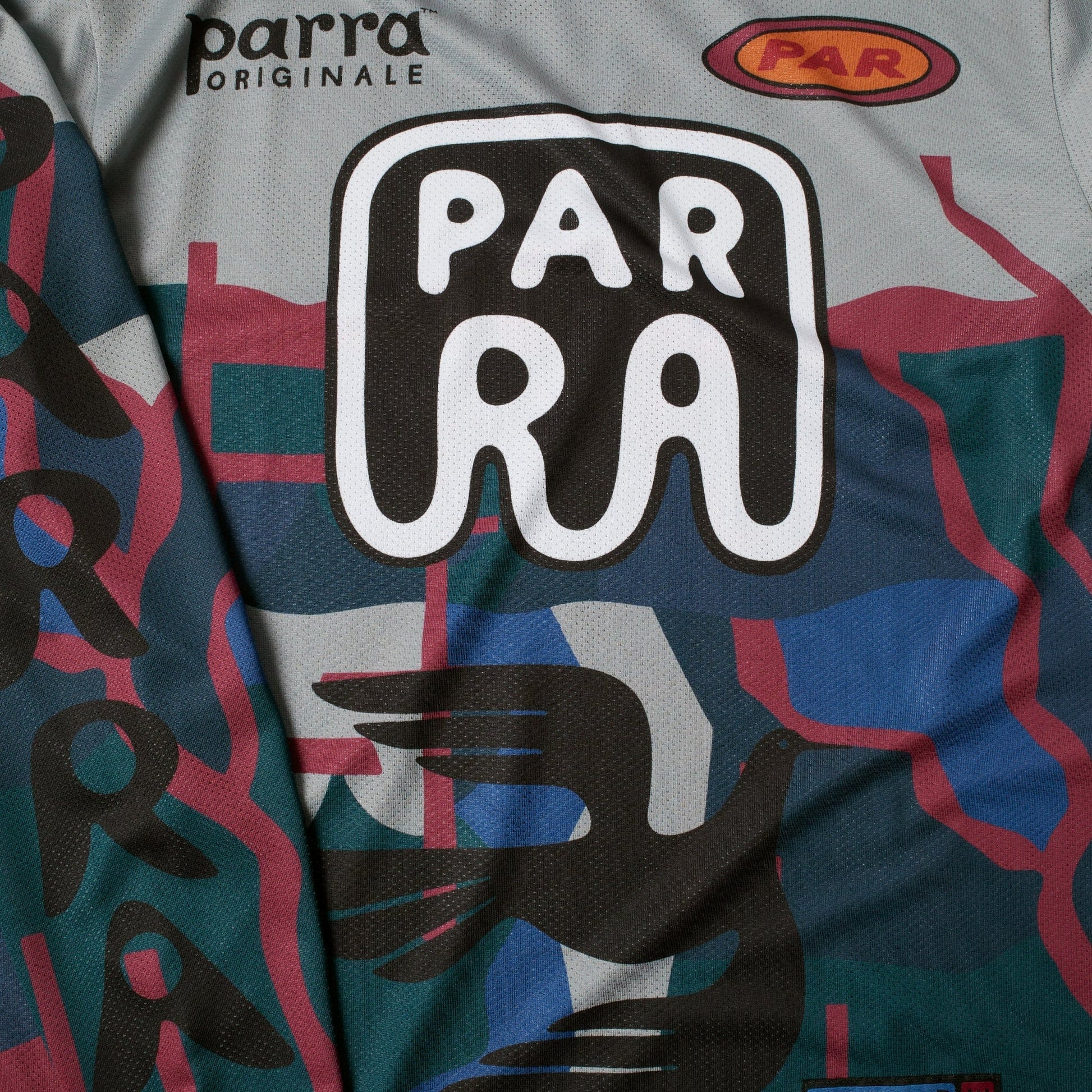 Parra Dirt Jumper Long Sleeve T-Shirt-Grey- 54135