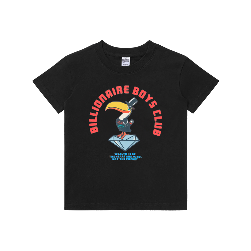 Billionaire Boys Club Kids BB Wealth SS Tee - Black - 853-3204