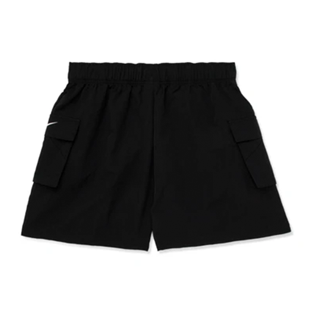 Women's Nike Sportswear Essential Woven High-Rise Shorts-Black-DM6247-010